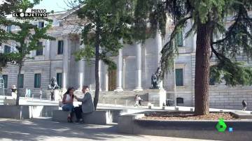 Ana Pastor e Iñaki Gabilondo, a las puertas del Congreso