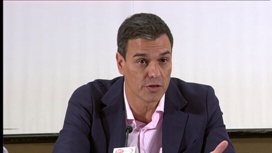 Pedro S&aacute;nchez, secretario general del PSOE, en la Escuela de Verano de UGT