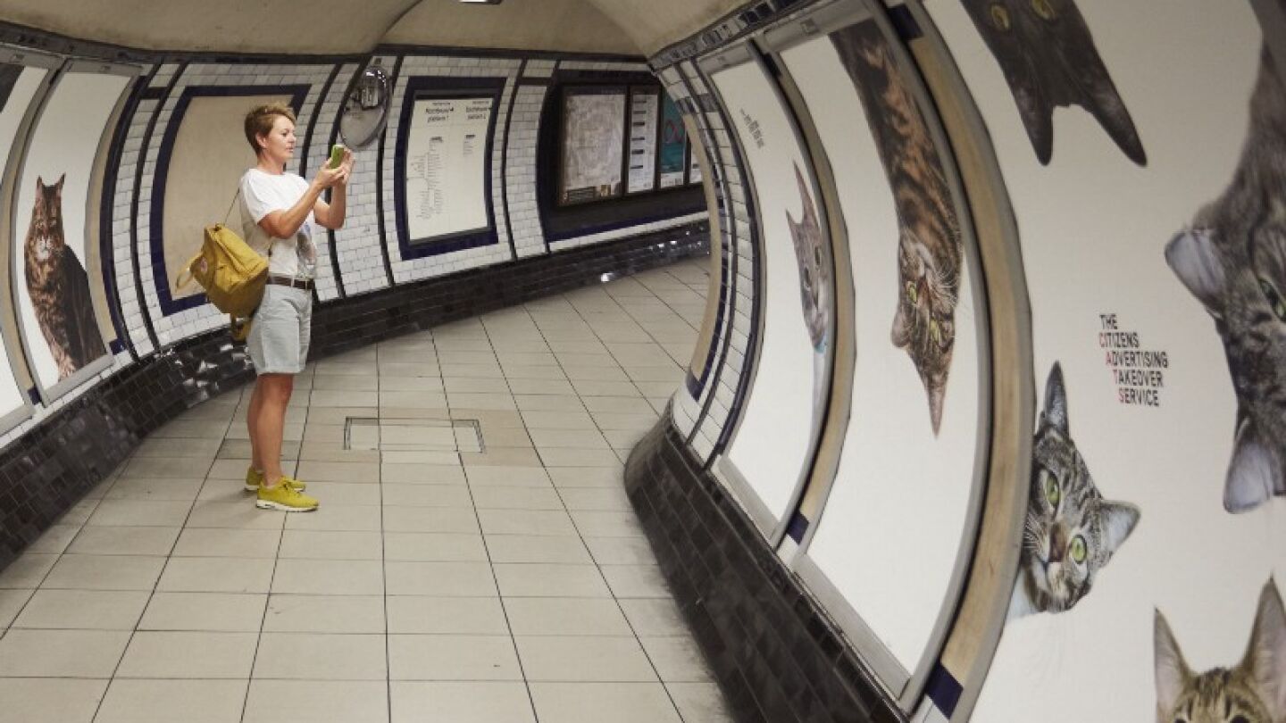 Un nuevo colectivo que quiere usar el poder de la creatividad para bien. El metro de Londres ya forma parte de esta iniciativa.