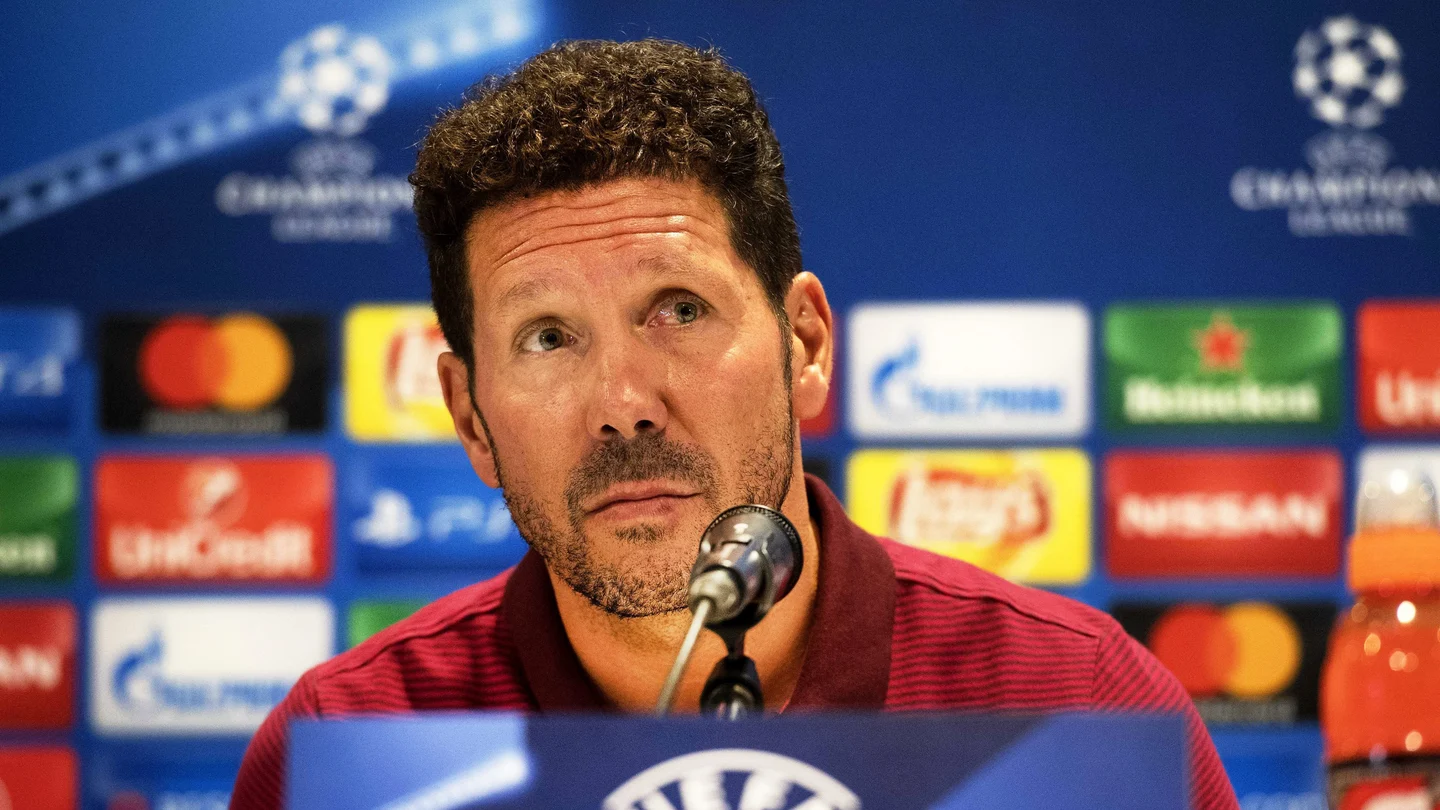 Simeone, en rueda de prensa Simeone, en rueda de prensa