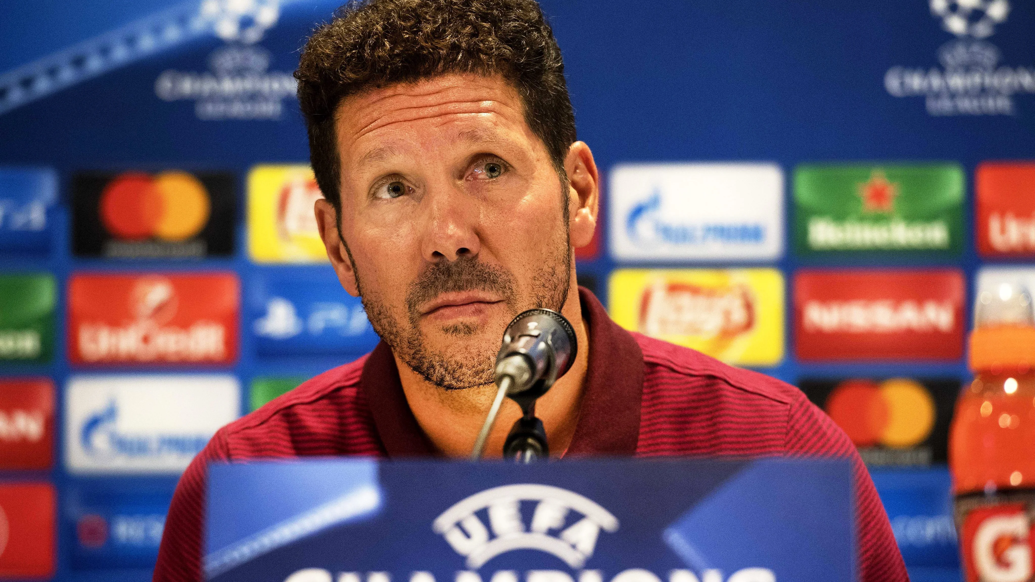 Simeone, en rueda de prensa Simeone, en rueda de prensa