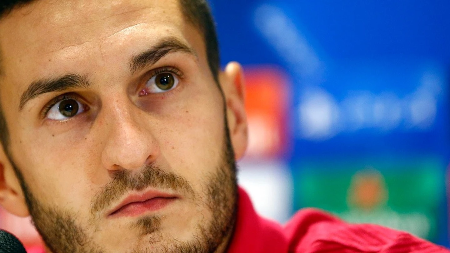 Koke, en rueda de prensa Koke, en rueda de prensa