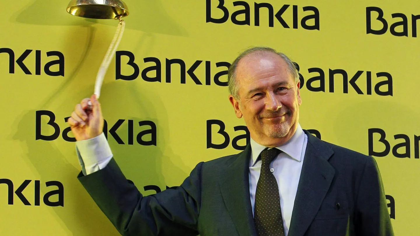 Rodrigo Rato en la salida a bolsa de Bankia Rodrigo Rato en la salida a bolsa de Bankia