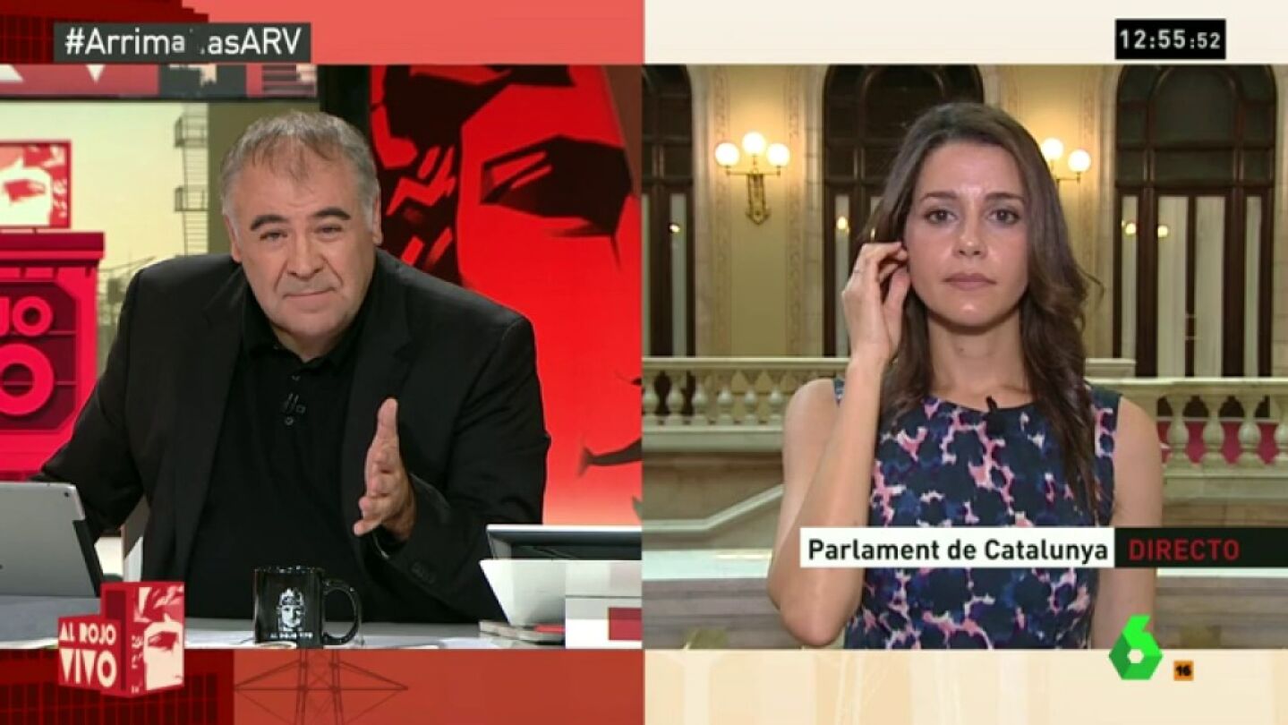 Arrimadas: "No le daremos a Puigdemont la excusa de la independencia para recortar en servicios mientras mantiene chiringuitos pol&iacute;ticos"