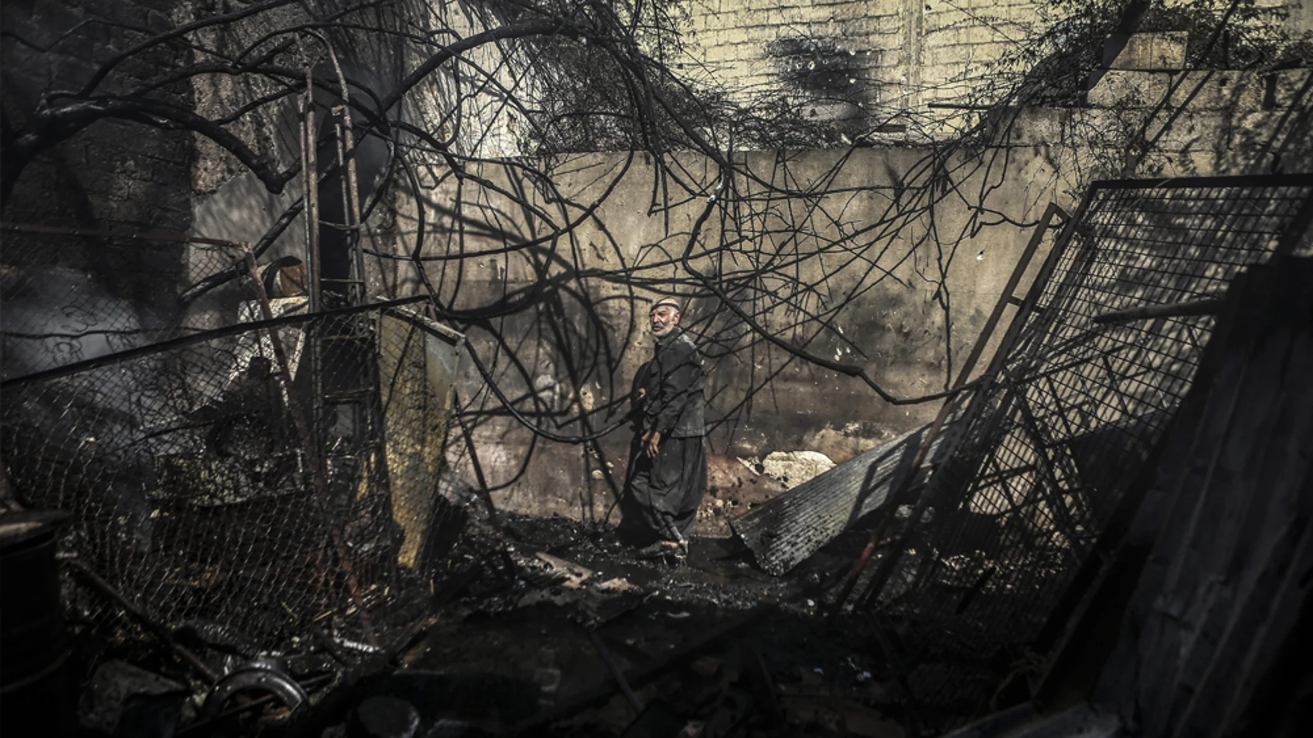 Imagen de escombros en Damasco