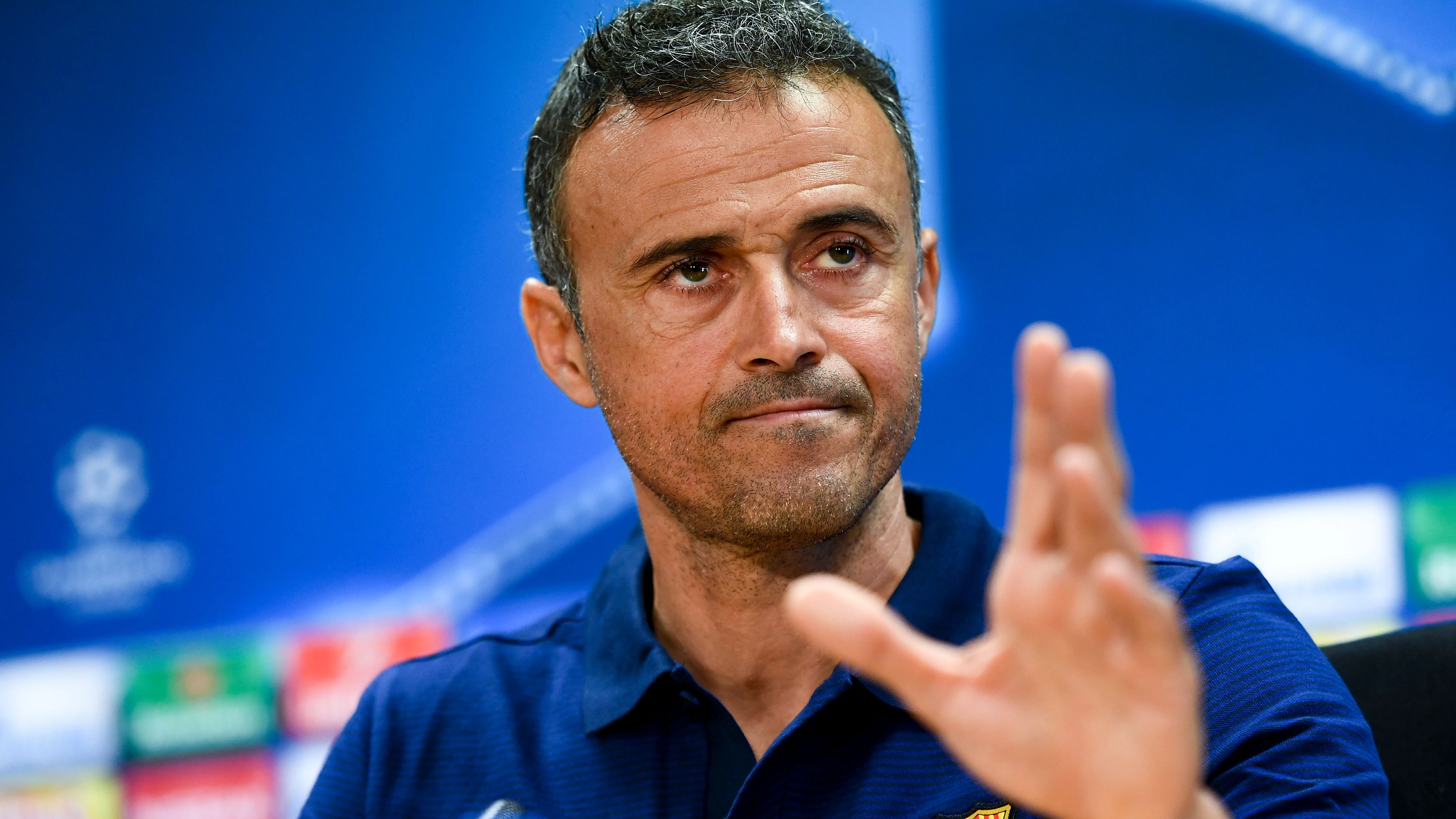 Luis Enrique en rueda de prensa