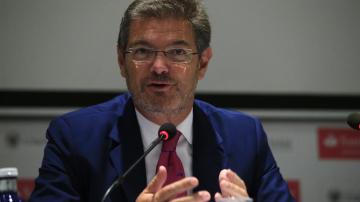Imagen del ministro de Justicia y Fomento en funciones Rafael Catalá