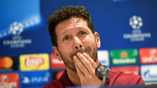 Simeone, en rueda de prensa Simeone, en rueda de prensa