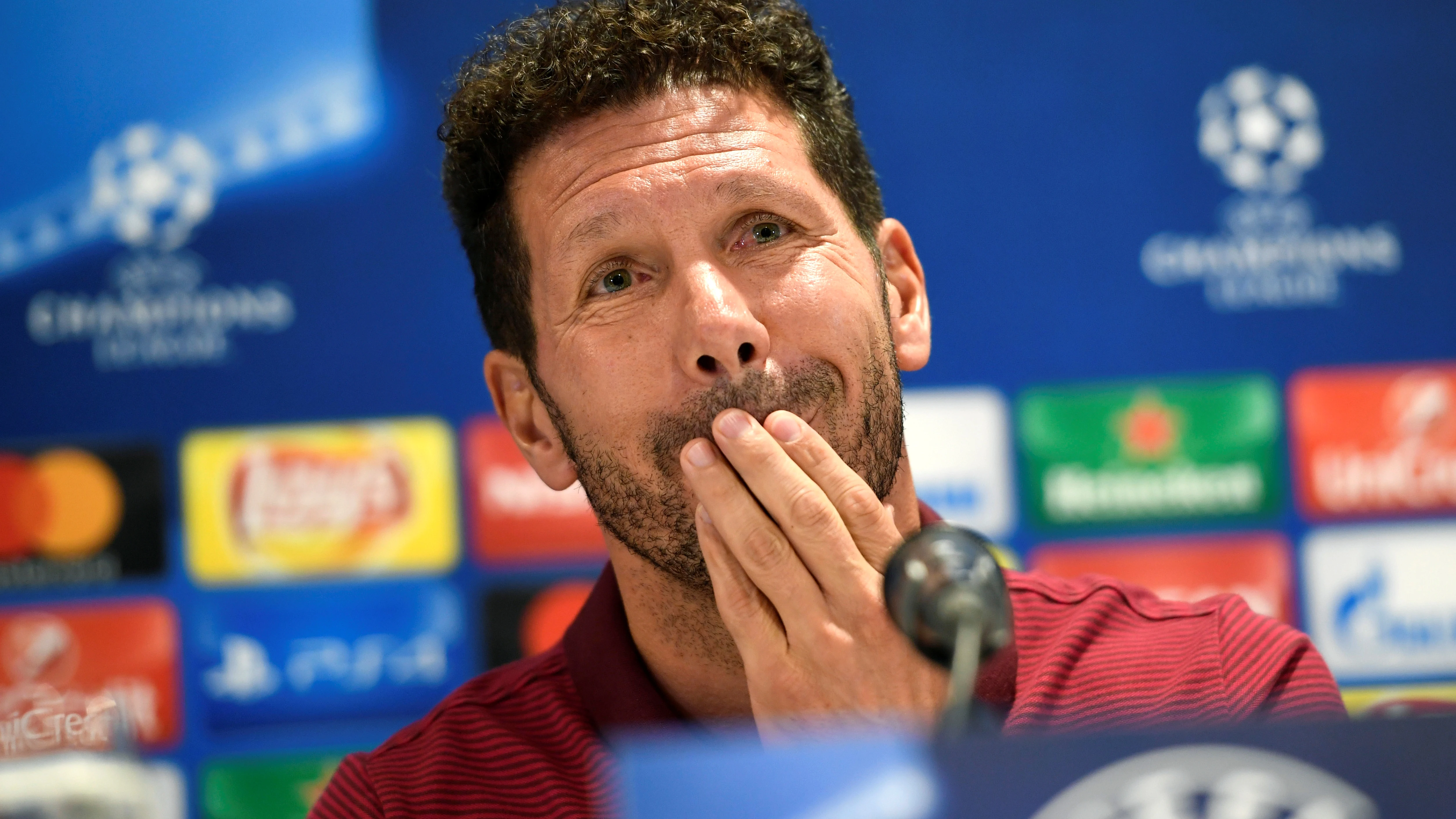 Simeone, en rueda de prensa