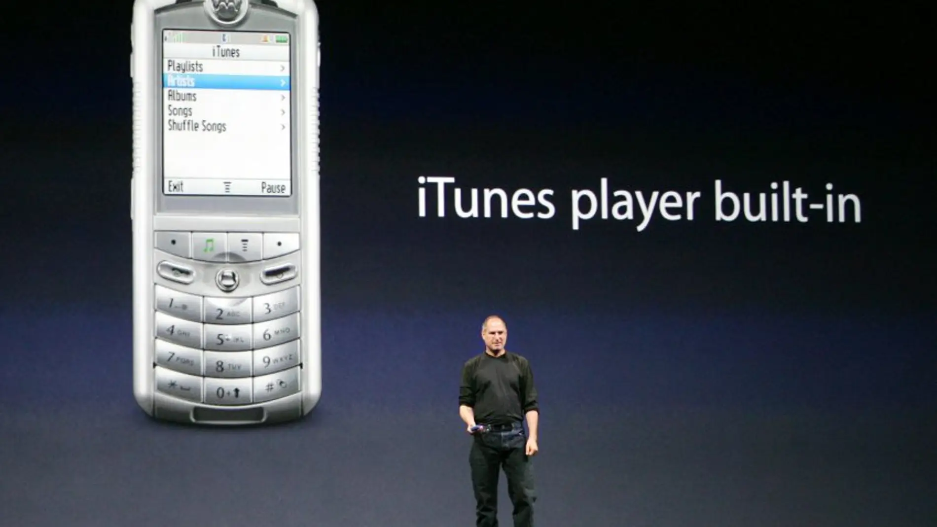 Steve Jobs presentando iTunes Phone
