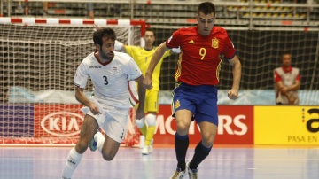 Sergio Lozano, autor del primer gol ante Irán.