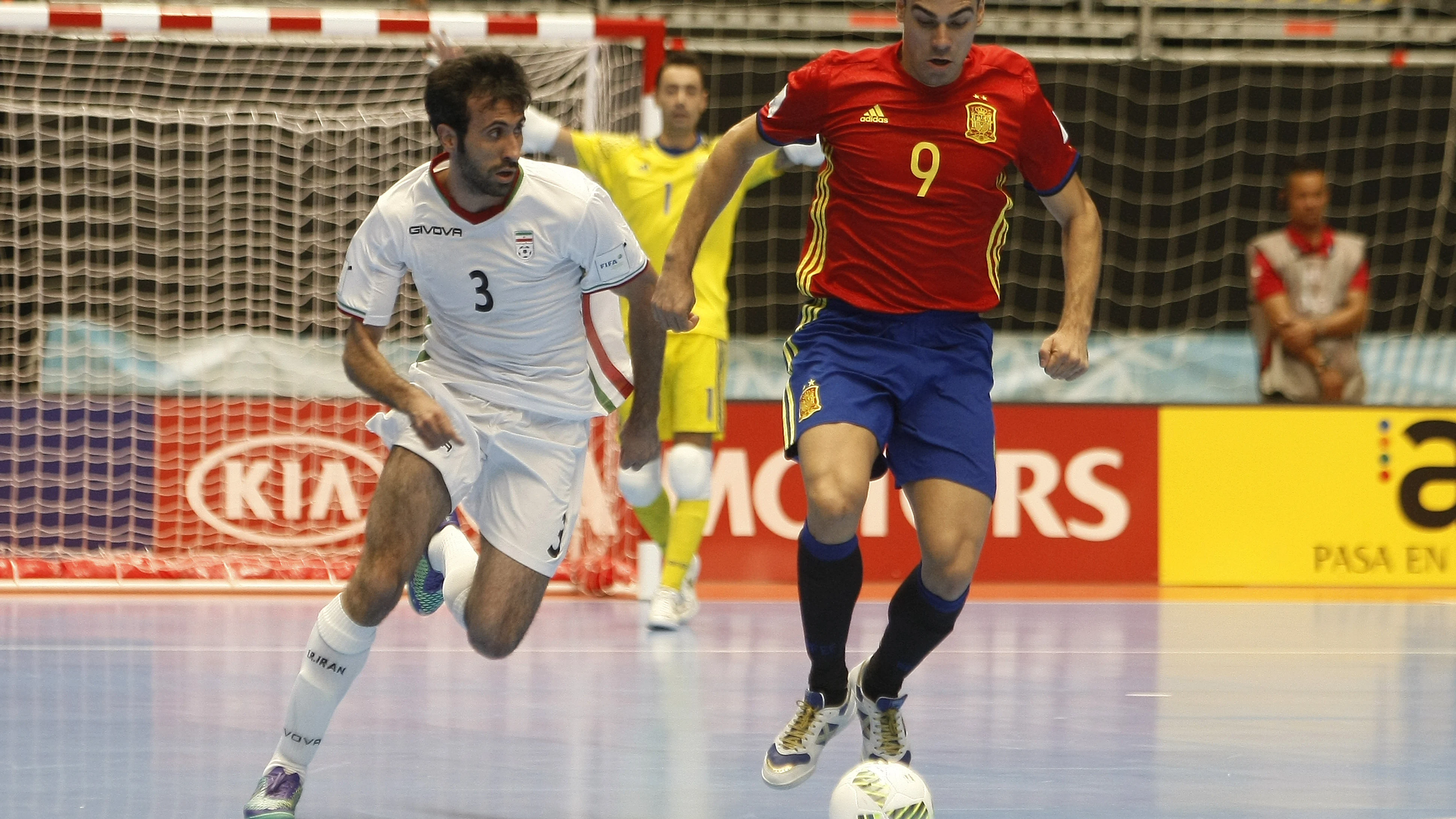 Sergio Lozano, autor del primer gol ante Irán.