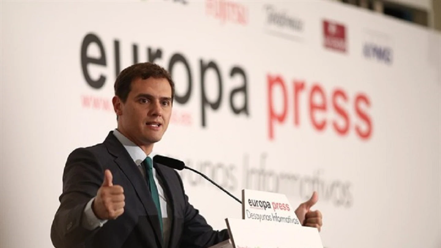 Albert Rivera en los Desayunos Informativos de Europa Press Albert Rivera en los Desayunos Informativos de Europa Press
