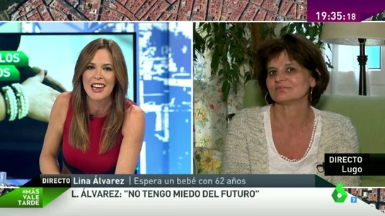 Lina Álvarez, embarazada con 62 años: "No tengo miedo al futuro. Tendré todo el tiempo del mundo para mis hijos" Lina Álvarez, embarazada con 62 años: "No tengo miedo al futuro. Tendré todo el tiempo del mundo para mis hijos"