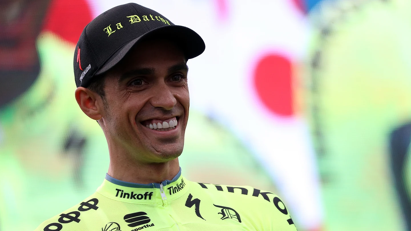 El ciclista Alberto Contador El ciclista Alberto Contador