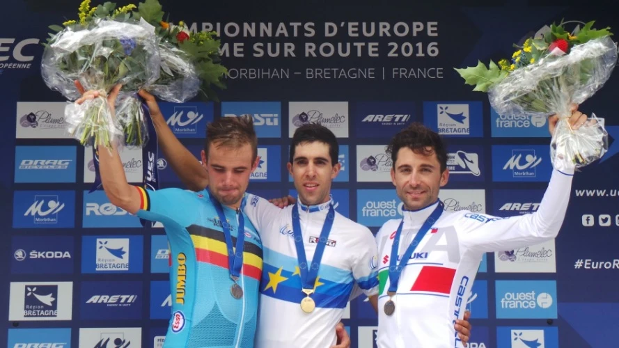 Castroviejo, campe&oacute;n de Europa de contrarreloj