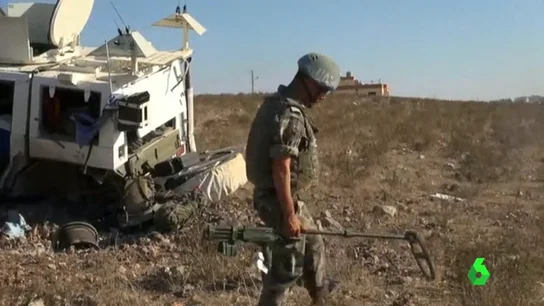Frame 15.687614 de: Cuatro soldados españoles salen ilesos de la explosión de una mina en Líbano Frame 15.687614 de: Cuatro soldados españoles salen ilesos de la explosión de una mina en Líbano