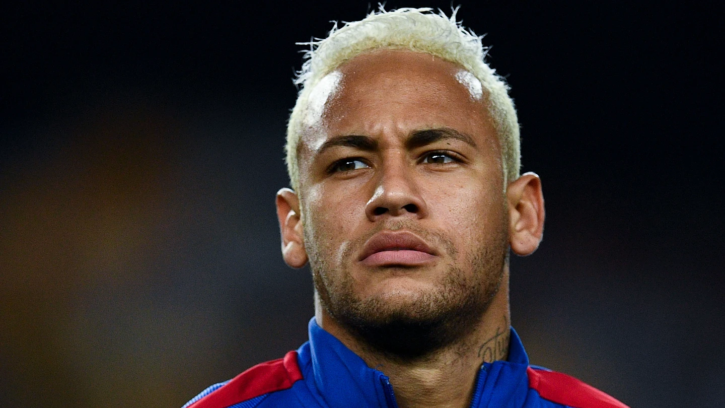 Neymar Jr en el partido contra el Celtic Neymar Jr en el partido contra el Celtic