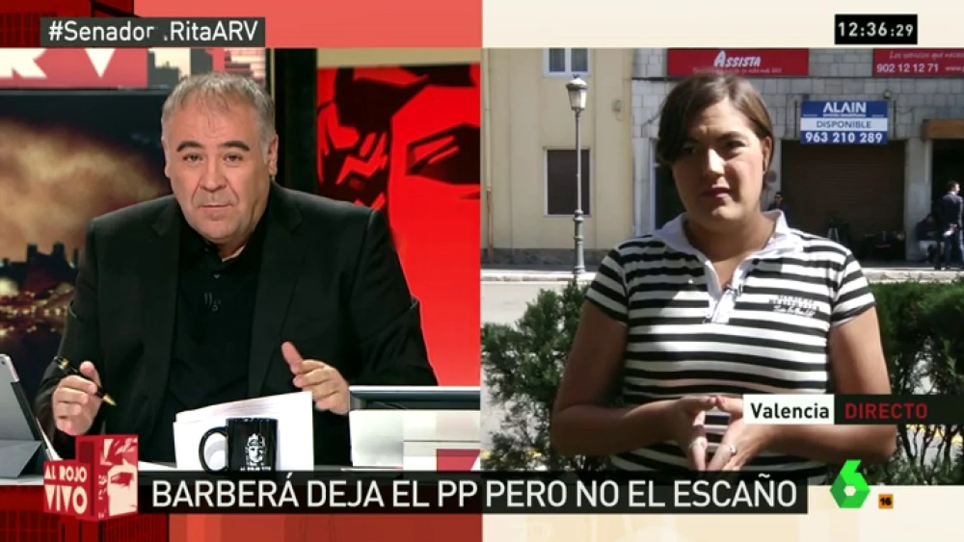 Loreto Ochando: "En el PP temen una reacción de Rita Barberá porque hace lo que quiere cuando quiere"