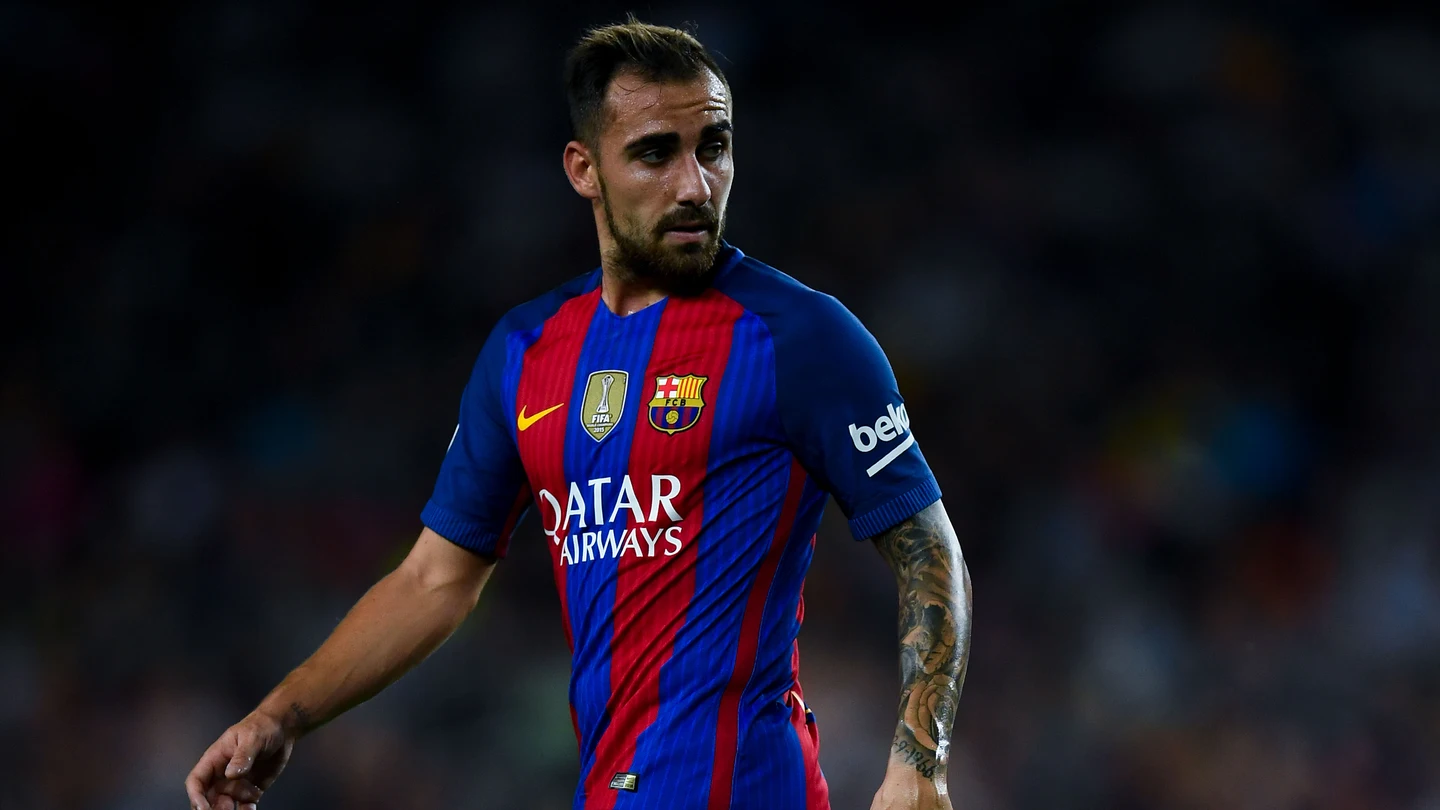 Paco Alcácer, en su debut en liga con el FC Barcelona Paco Alcácer, en su debut en liga con el FC Barcelona
