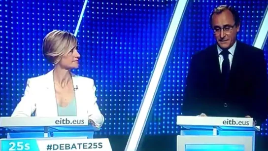 Alfonso Alonso, en el debate de las elecciones vascas del 25S Alfonso Alonso, en el debate de las elecciones vascas del 25S
