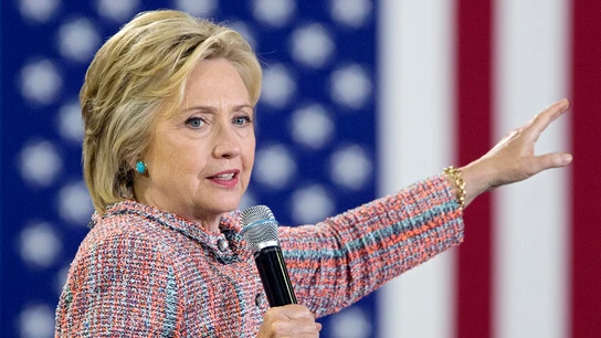 Hillary Clinton en un acto de campaña Hillary Clinton en un acto de campaña
