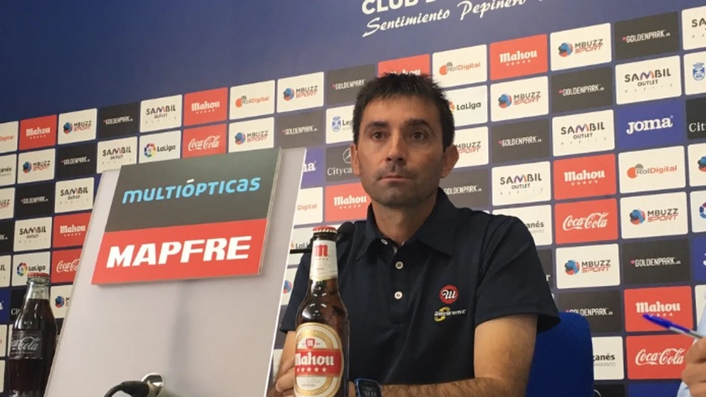 Garitano atiende a los medios en rueda de prensa Garitano atiende a los medios en rueda de prensa