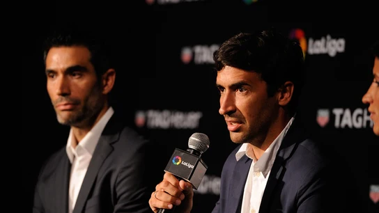 Raúl, en un acto publicitario Raúl, en un acto publicitario