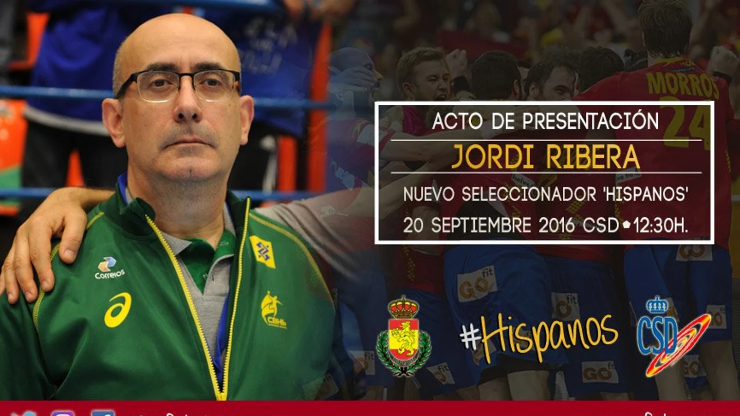 Jordi Ribera, nuevo seleccionador de balonmano Jordi Ribera, nuevo seleccionador de balonmano