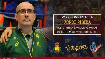 Jordi Ribera, nuevo seleccionador de balonmano