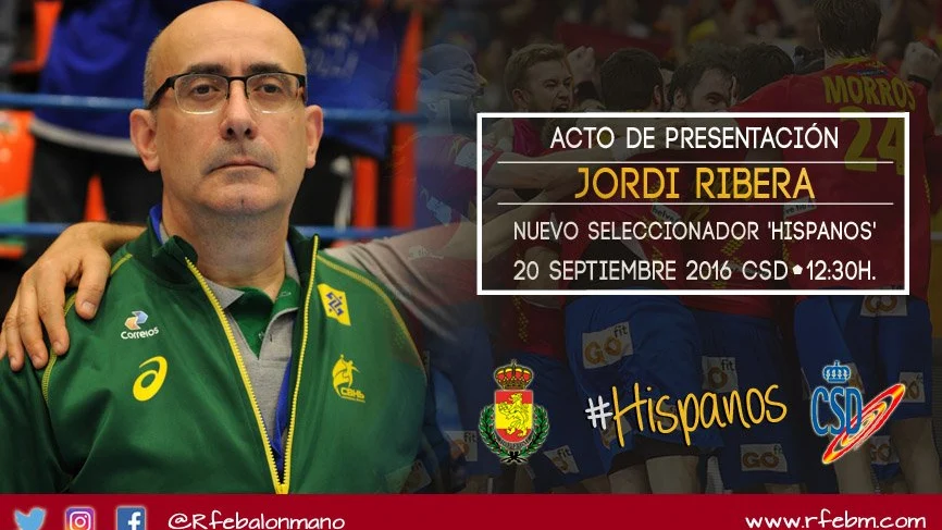 Jordi Ribera, nuevo seleccionador de balonmano