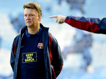 Louis van Gaal, durante su etapa como entrenador del FC Barcelona Louis van Gaal, durante su etapa como entrenador del FC Barcelona