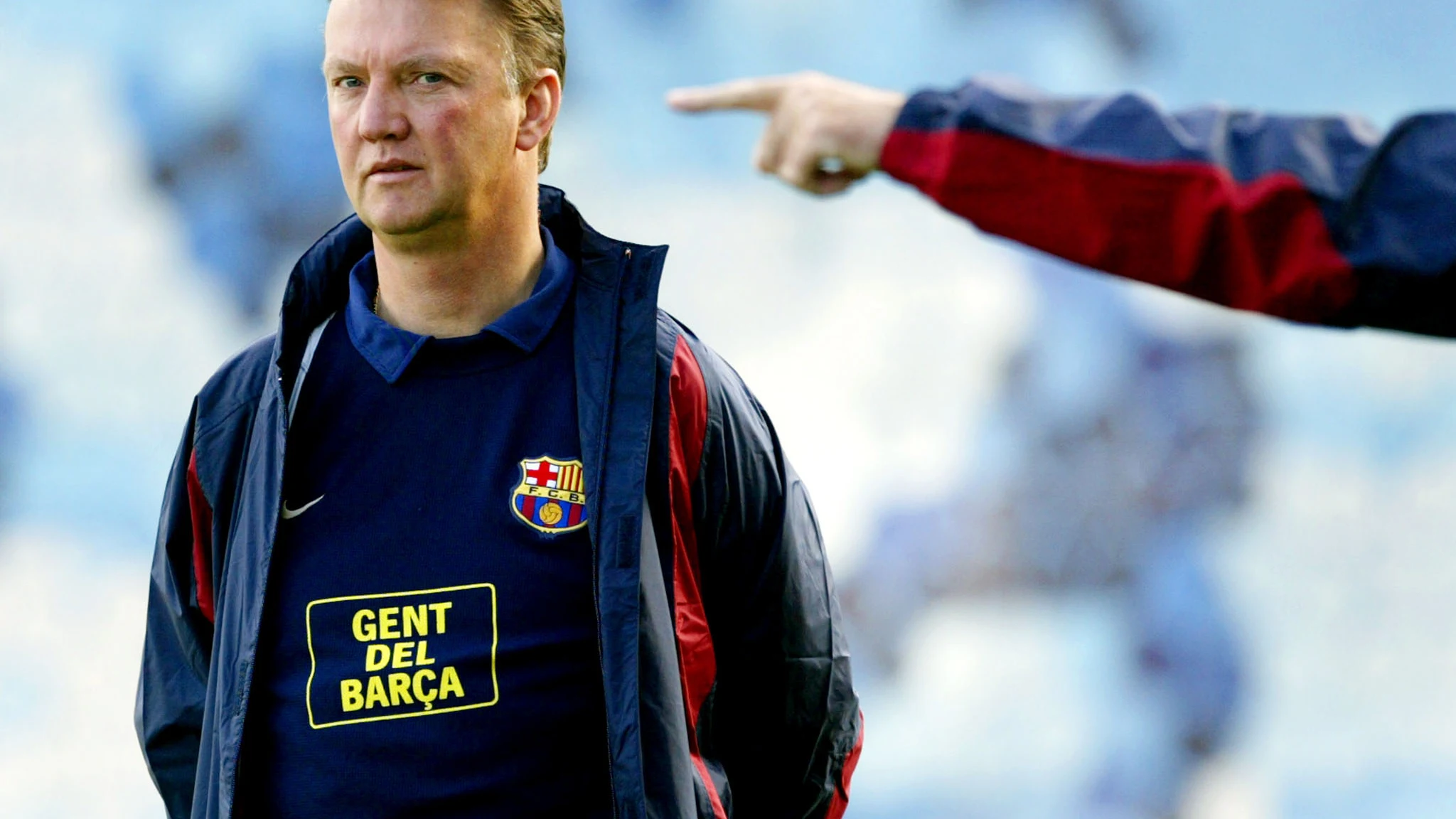 Louis van Gaal, durante su etapa como entrenador del FC Barcelona Louis van Gaal, durante su etapa como entrenador del FC Barcelona