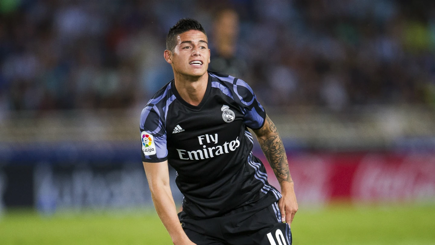 James, con el Real Madrid James, con el Real Madrid
