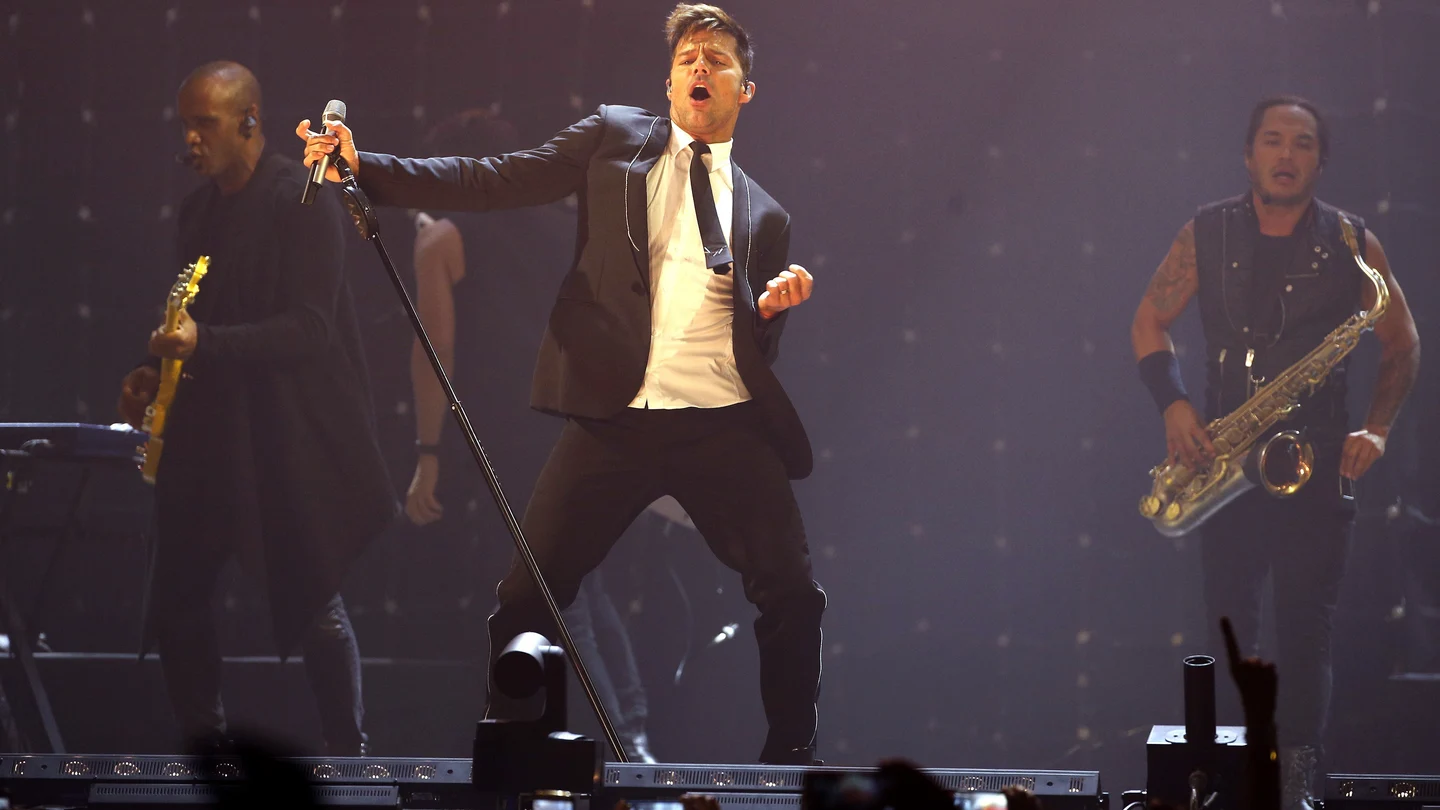 Ricky Martin durante su concierto en el Palacio de Vistalegre de Madrid Ricky Martin durante su concierto en el Palacio de Vistalegre de Madrid