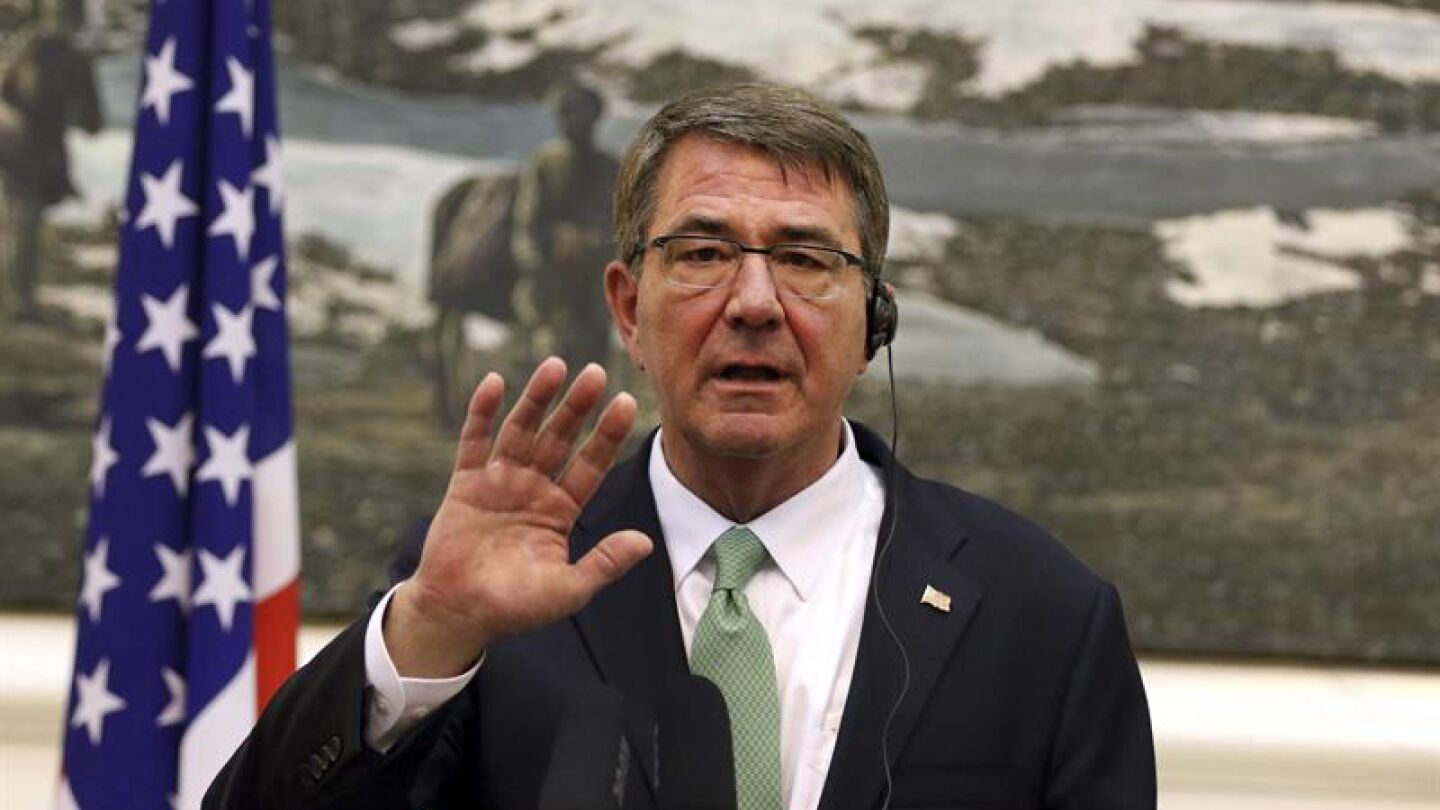 El secretario de Defensa estadounidense, Ashton Carter