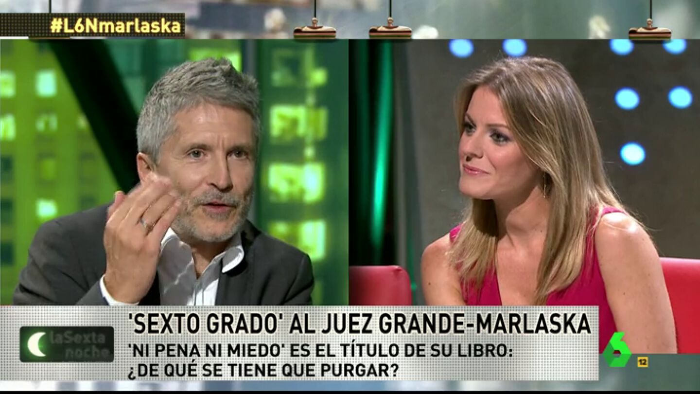 Frame 43.529971 de: El juez Fernando Grande-Marlaska: "Las presiones existen y t&uacute; las percibes, est&aacute;s ya acostumbrado"