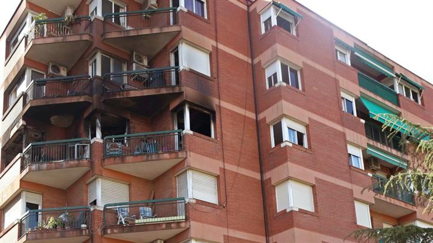 Incendio en una vivienda