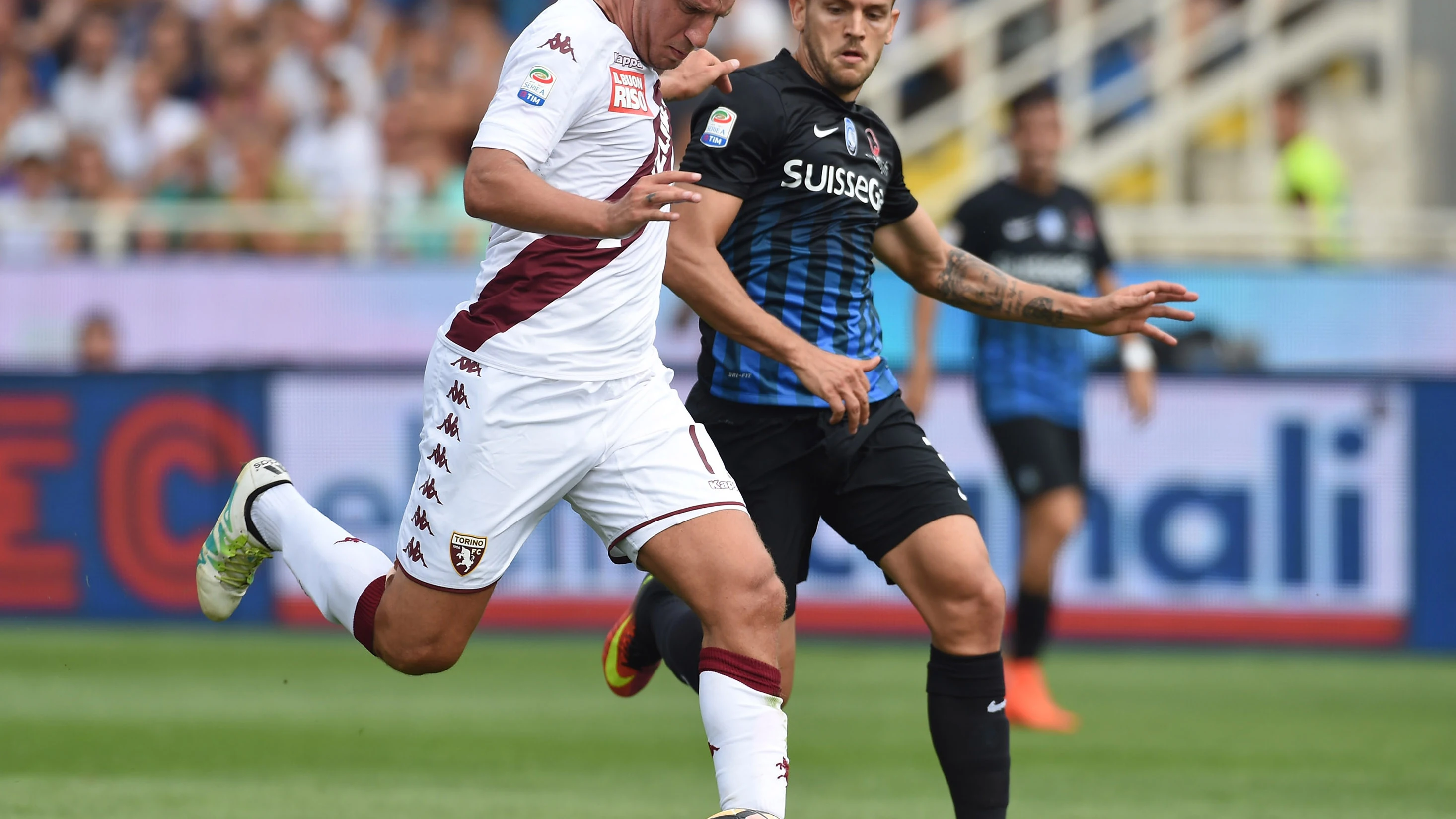 Maxi López, en un partido con el Torino