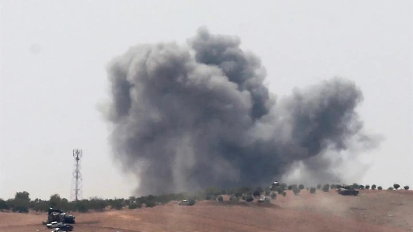 Ataque de la coalición en Siria Ataque de la coalición en el este de Siria.