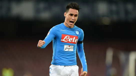José Callejón celebra un gol con el Nápoles José Callejón celebra un gol con el Nápoles