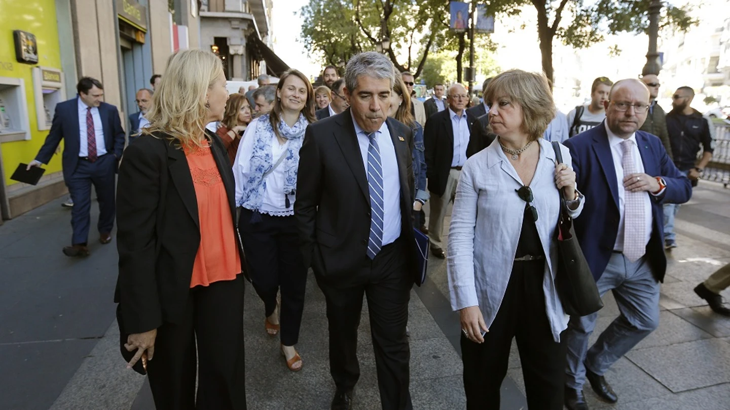 Francesc Homs, a su llegada al Supremo Francesc Homs, a su llegada al Supremo