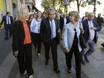 Francesc Homs, a su llegada al Supremo Francesc Homs, a su llegada al Supremo