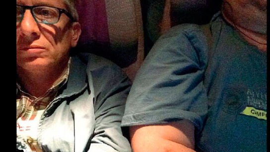 El selfie que el abogado se hizo a modo de prueba