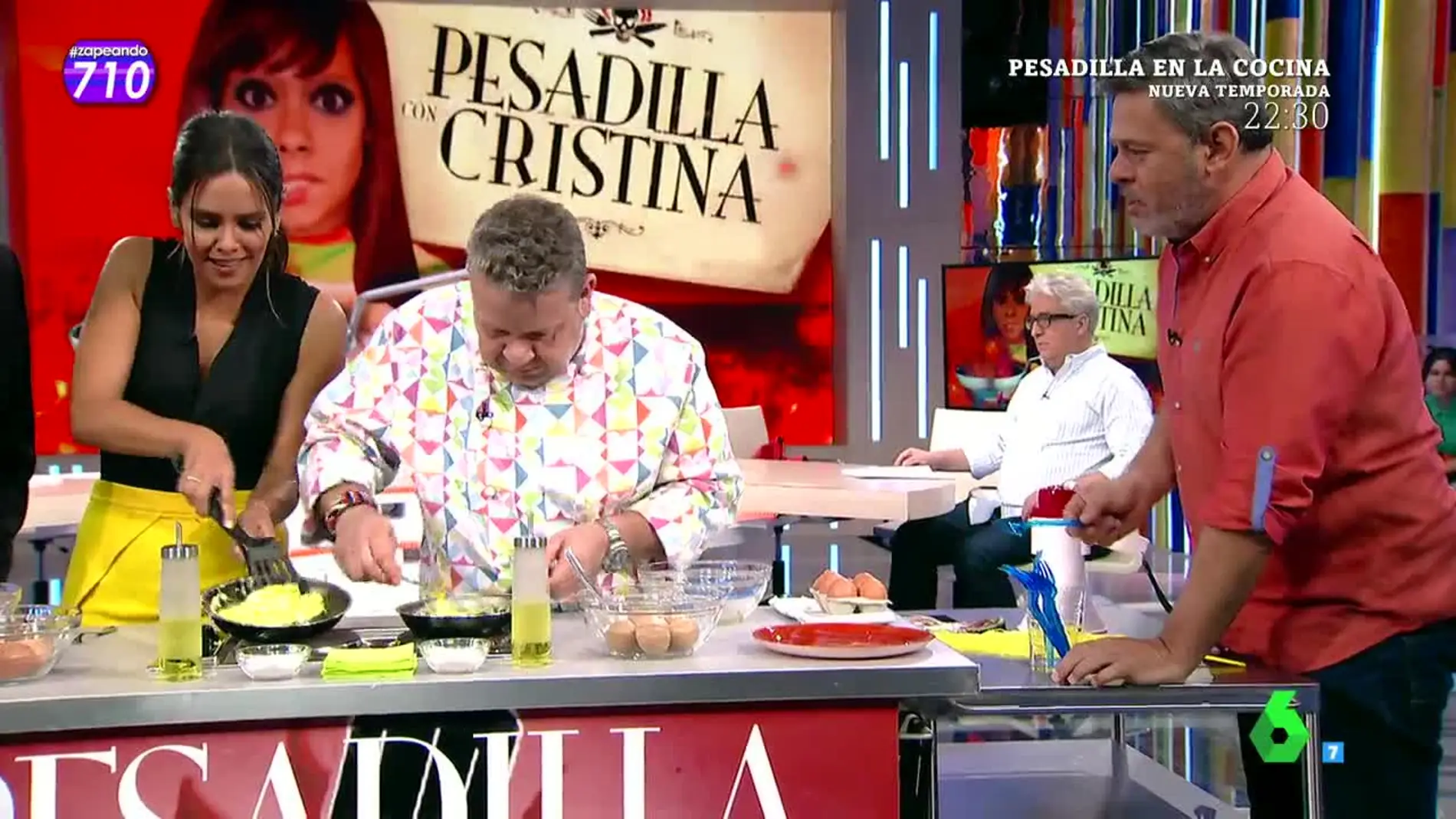 Una "inconsciente" Cristina Pedroche reta al chef Alberto Chicote 