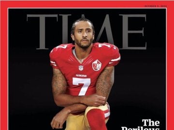 Colin Kaepernick, portada de Time Colin Kaepernick, portada de Time