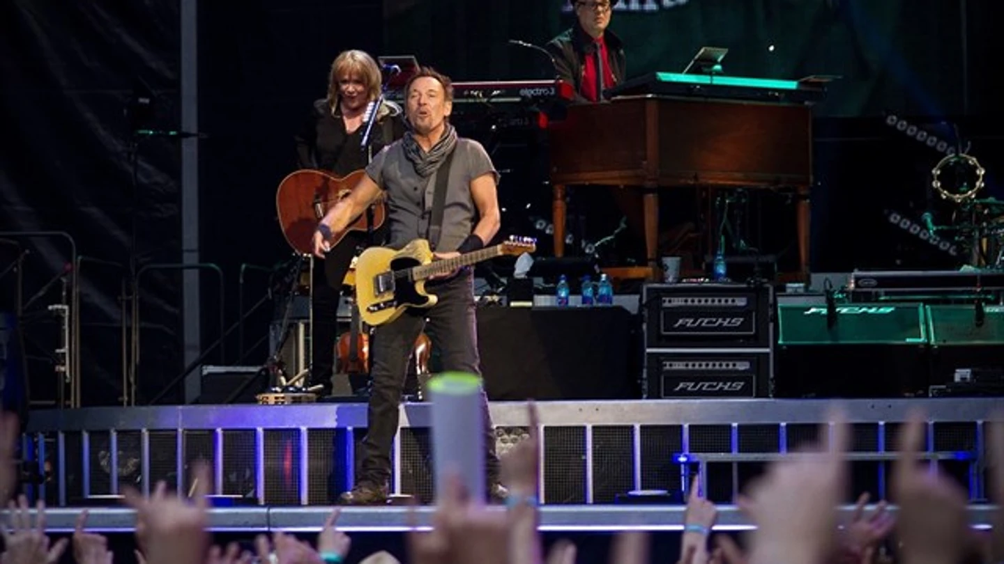 Bruce Springsteen en un concierto Bruce Springsteen en un concierto