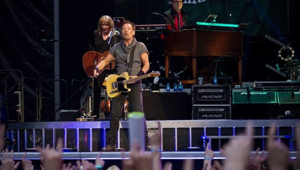 Bruce Springsteen en un concierto 