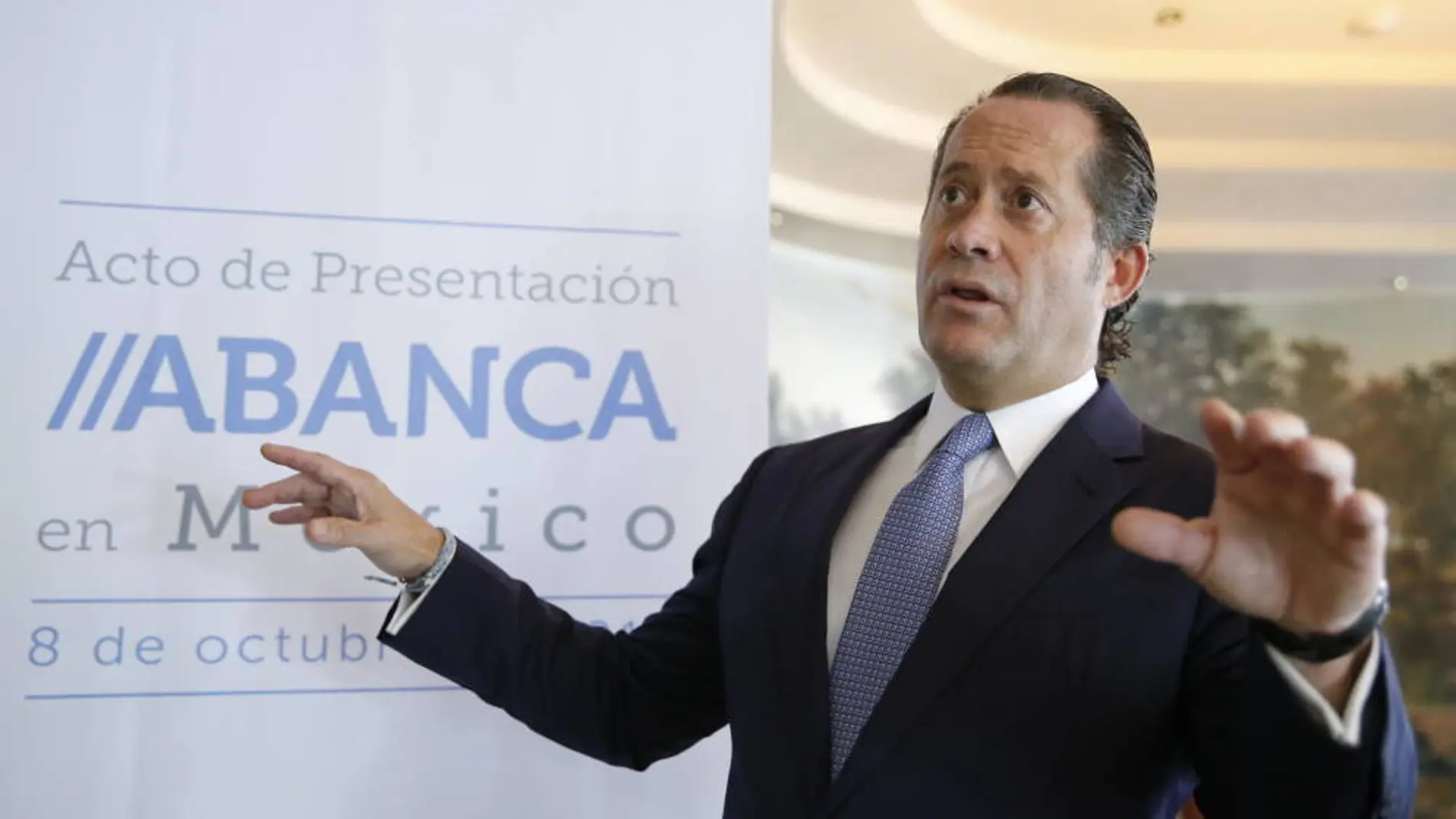 Juan Carlos Escotet, actual vicepresidente de la entidad financiera Abanca