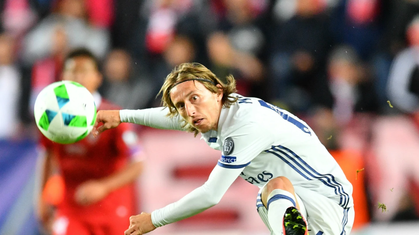 Luka Modric, en un partido con el Real Madrid Luka Modric, en un partido con el Real Madrid